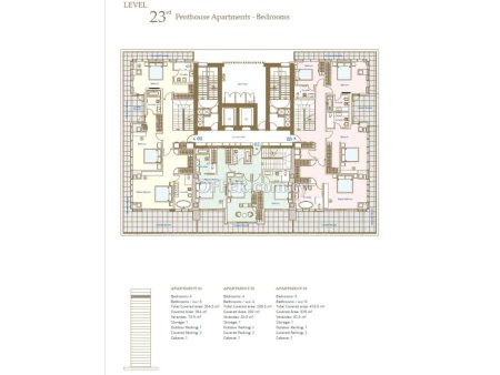 Brand new luxury 4 bedroom penthouse apartment over 3 floors on a tower 200m from the sea in Potamos Germasogeias - 3