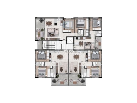 Brand New Two Bedroom Apartment with Roof Garden for Sale in Kiti Larnaka - 10