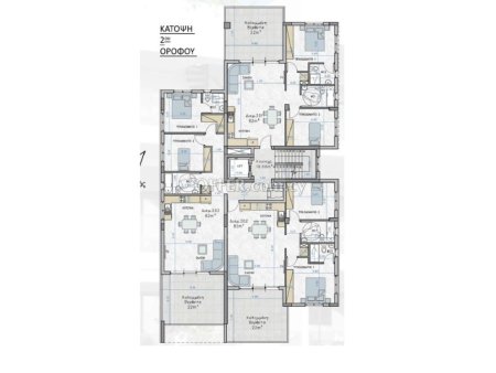 New two bedroom apartment in Strovolos area near Sklavenitis supermarket Nicosia - 3