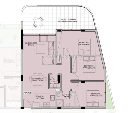 Apartment (Flat) in Mesa Geitonia, Limassol for Sale - 4