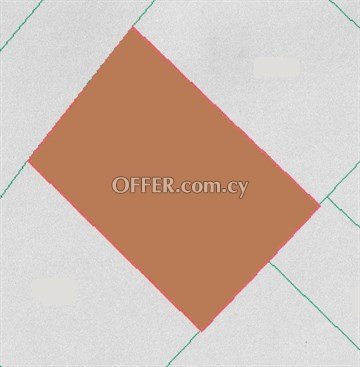 Residential Plot Of 595 Sq.m.  In Lakatameia, Nicosia - Close To Limni