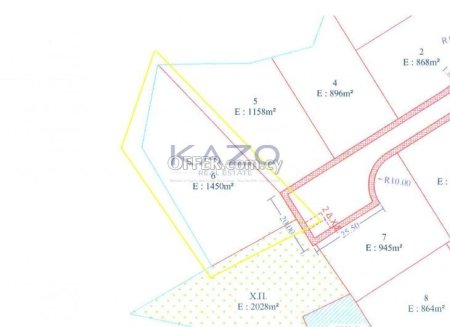 Amazing Residential Plot for Sale in Agios Tychonas Area