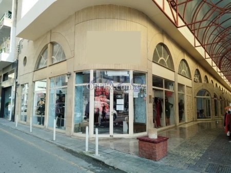 Corner Commercial Shop for Rent in Agia Napa - Town Center