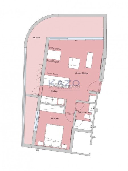 Under Development One Bedroom Apartments for Sale in Katholiki Area - 2