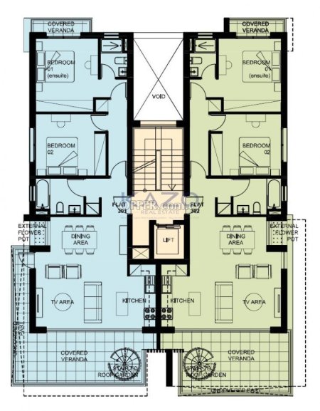Fantastic Two Bedroom  Penthouses With Roof Garden for Sale in Ypsonas Area - 2