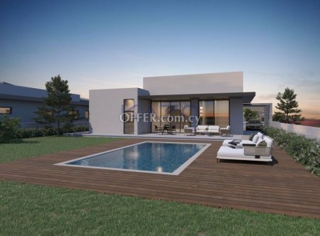Modern Bungalow in Green Peaceful Fasoula Large Plot - 2