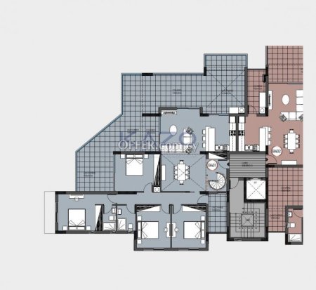 Four Bedroom Under Construction Penthouse for Sale in Agios Athanasios Area - 4