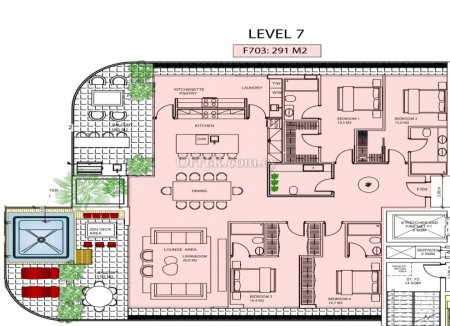 For Sale €833,000 Apartment 4 bedrooms Egkomi Nicosia - 3