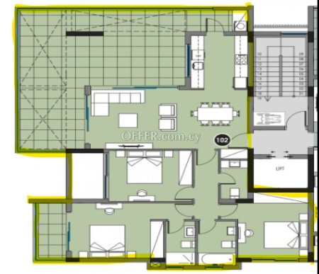 For Sale €570,000 Apartment 3 bedrooms Agios Athanasios Limassol