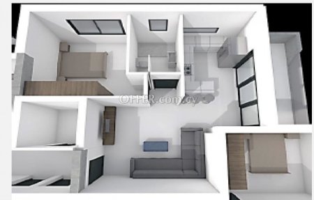 For Sale €120,000 Apartment 1 bedrooms Latsia (Lakkia) Nicosia - 3