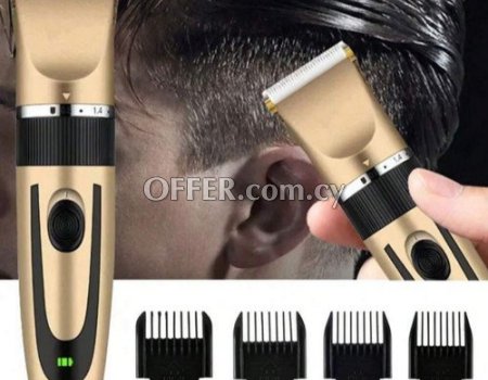 Hair Trimmer Clipper Gold with sizes