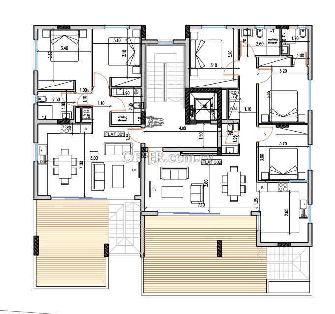 Apartment (Penthouse) in Vergina, Larnaca for Sale - 10