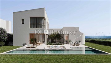 Seaview Luxurious 3 Bedroom Villa On A Large Plot  In Pervolia, Larnac - 6
