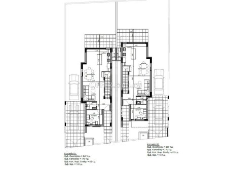 New three plus one bedroom house for sale in Archangelos Stelmek area - 3