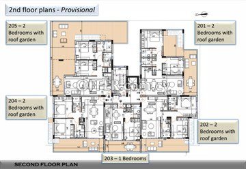 2+1 Bedroom Penthouse With Roof Garden  In Aradippou, Larnaca - 3