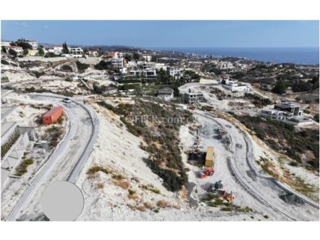 Large residential plots under separation with excellent sea views in Agios Tychonas - 5