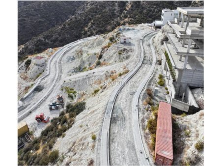 Large residential plots under separation with excellent sea views in Agios Tychonas - 3