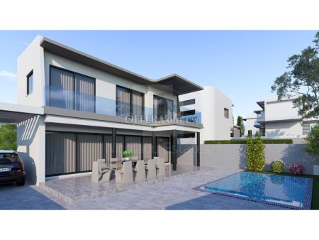 Contemporary modern detached three bedroom villa with stunning panoramic views in Pareklisia village - 8