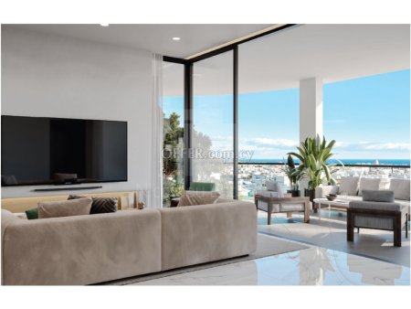 Brand new luxury 2 bedroom penthouse apartment under construction at Panthea Mesa Geitonia - 9