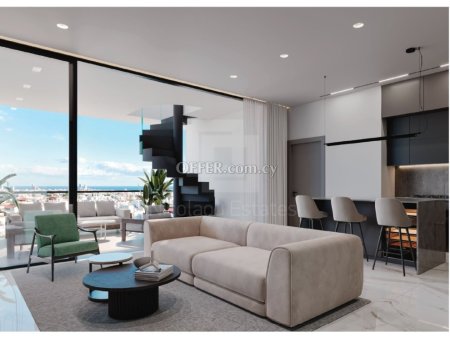 Brand new luxury 2 bedroom penthouse apartment under construction at Panthea Mesa Geitonia - 8