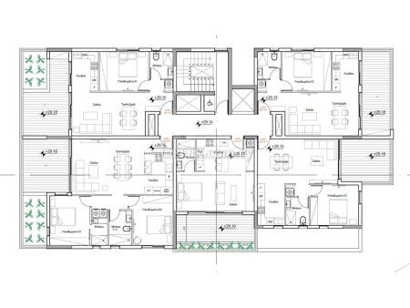 Brand new 2 bedroom apartment under construction in Zakaki - 5
