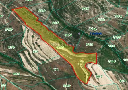 For Sale €42,000 Pachna Limassol