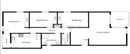For Sale €185,000 Apartment 3 bedrooms Larnaka (Center), Larnaca Larnaca