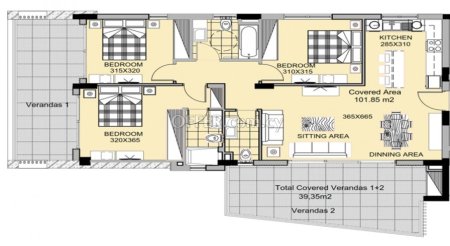 For Sale €410,000 Apartment 3 bedrooms Mesa Geitonia Limassol