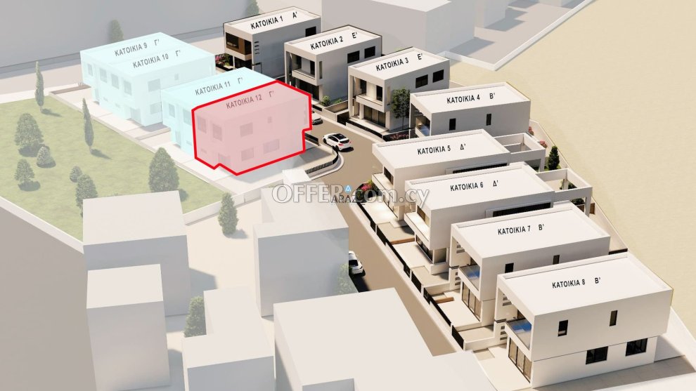 3 Bed Semi-Detached Villa for Sale in Paralimni, Ammochostos - 1