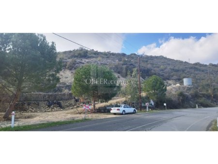 Residential land of over 4600m2 with unobstructed views in Pano Kyvides Limassol District - 4
