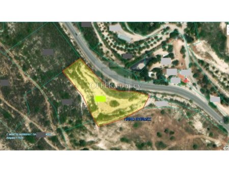 Residential land of over 4600m2 with unobstructed views in Pano Kyvides Limassol District - 2