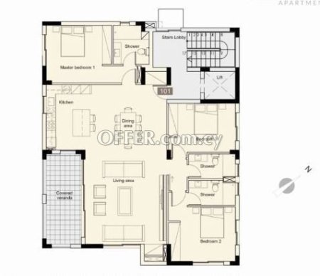 Apartment (Flat) in Agios Theodoros Paphos, Paphos for Sale - 2