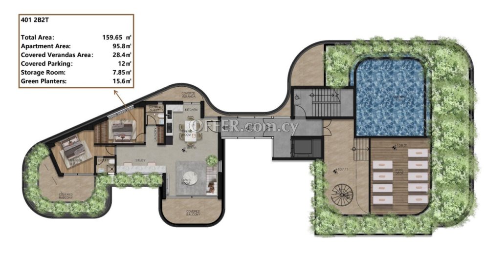 Apartment (Flat) in City Center, Paphos for Sale - 9