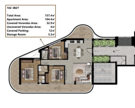 Apartment (Flat) in City Center, Paphos for Sale - 6