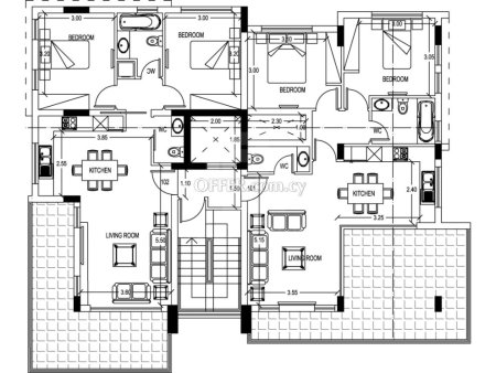 New three bedroom penthouse in Omonia area Limassol - 10