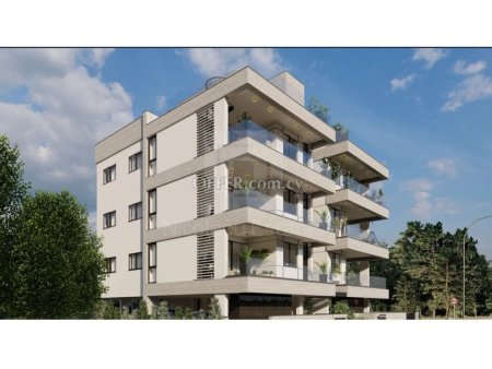 Brand new luxury 2 bedroom penthouse apartment with swimming pool under construction in Mesa Geitonia - 9