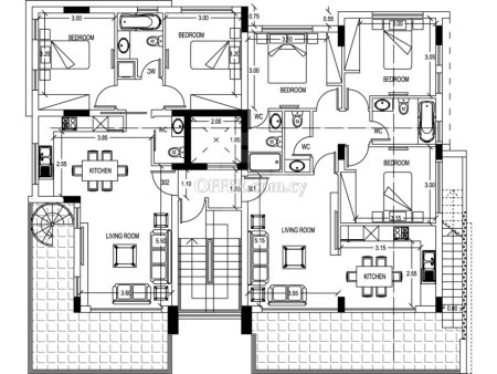 New three bedroom penthouse in Omonia area Limassol - 8