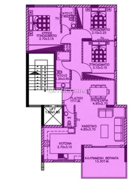 Apartment (Penthouse) in Mesa Geitonia, Limassol for Sale - 2