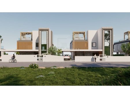 Luxury 5 bedroom detached villa with panoramic sea views under study in Parekklisia - 9
