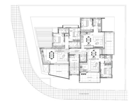 New two bedroom apartment with private yard in Latsia area Nicosia - 3