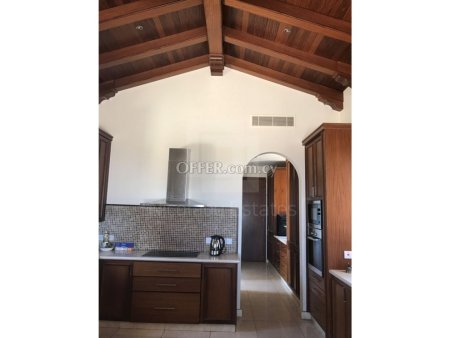Luxury tuscan style four bedroom detached villa in Kato Polemidia - 6
