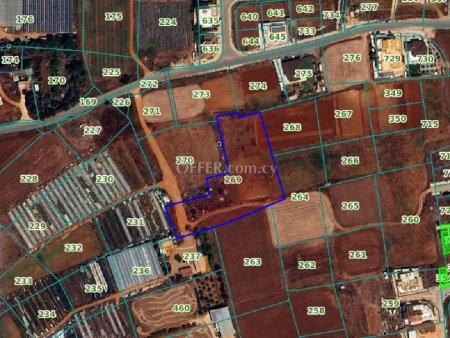Share 1/2 residential plot in Deryneia - 2