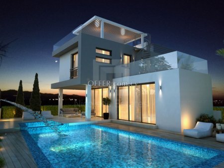 Wonderful Four Bedroom Villa with Private Swimming Pool and Roof Garden for Sale in Kapparis Ammochostos - 8