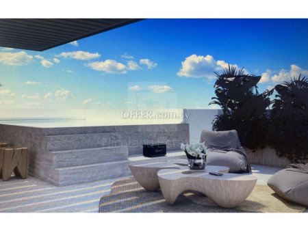 New three bedroom penthouse with roof garden in Petrou Pavlou for sale.