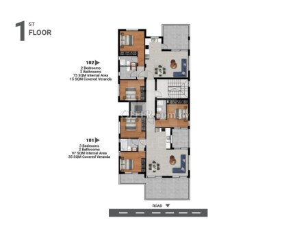 New three bedroom apartment in Agios Athanasios area Limassol - 4