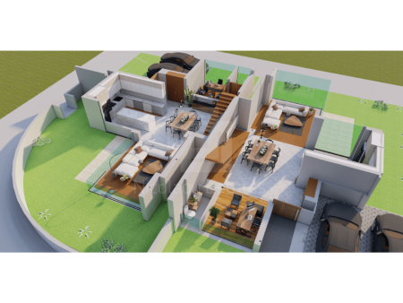 New under construction four bedroom house in Lakatamia area Nicosia - 3