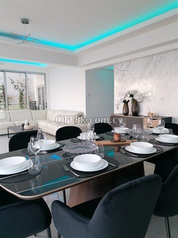 Beach Front 3 Bedroom Apartment  / Rent In Germasogeia, Limassol