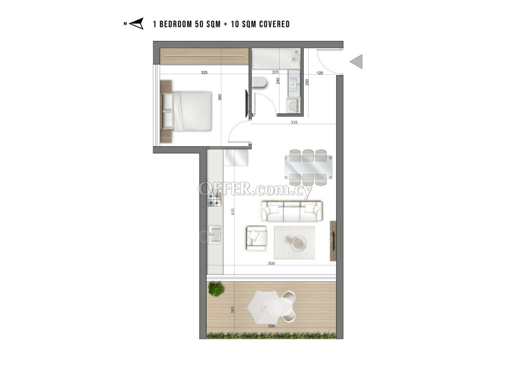 New two bedroom apartment near Agios Nicolaos roundabout Limassol - 4