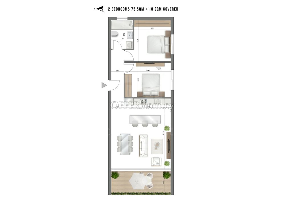 New two bedroom apartment near Agios Nicolaos roundabout Limassol - 3