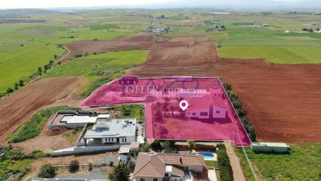 Ground-floor house with swimming pool and futsal court in Agioi Trimithias, Nicosia